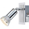 Image de Applique Del Luminaire Mural Spot Couloir Chrome Aluminium Chambre Á Coucher Led