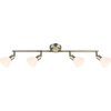 Image de Globo Pauline Plafonnier laiton antique, 4xG9 LED ; 56045-4