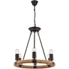 Image de Globo - Suspension - Ulleu - Noir - Métal - Ø 50cm - E27 -