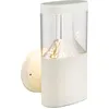 Image de Applique LED, acier inoxydable, blanc, H 23 cm