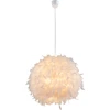 Image de Globo Lighting Lampe à suspendre plastique blanc, 1x E27