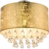 Image de Globo Lighting Plafonnier en métal nickel mat, 1x E27