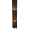 Image de Globo Lighting Lampadaire en métal nickel mat, 2x E27