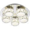 Image de Globo Lighting Plafonnier métal chromé, LED