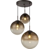 Image de Globo Lighting Lampe à suspendre métal brun, 3x E27
