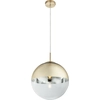 Image de Suspension VARUS verre, 1-flamme Ø 30cm, or