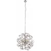 Image de Lampe Suspendue Au Plafond Design, Boule Chromée, Éclairage De Cuisine Et De Chambre À Coucher Globo 51505-4h
