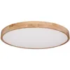 Image de Led Bois Design Plafonnier Lumière Du Jour Salon Télécommande Lampe Dimmable Globo 41745-60