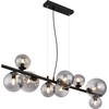 Image de GLOBO Lampe à suspendre Salle à manger LED Lampe à suspendre en verre fumé 56133-9H