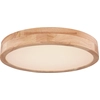 Image de Globo Lighting Plafonnier métal aspect bois, LED