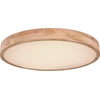 Image de Globo Rainer LED Plafonnier aspect bois avec télécommande 60x10,5cm