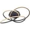 Image de Globo Lighting Plafonnier métal noir mat, LED