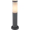 Image de Lampe de socle anthracite opale