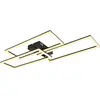 Image de Globo Lighting Plafonnier métal noir mat, LED