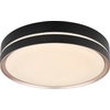 Image de Globo Lighting Plafonnier métal noir, LED