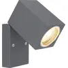 Image de Globo Lighting Lampe d'extérieur en aluminium moulé sous pression anthracite, 1x GU10