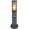 Image de Globo Lighting lampe d'extérieur acier inoxydable anthracite, 1x E27
