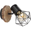 Image de GLOBO Lighting Spot mural PRISKA LH 13x18.50 cm noir Spot