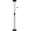 Image de Globo - lampadaire - Leonas - noir - métal - Ø 26cm - LED - 59020B