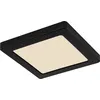 Image de Plafonnier LED Angle Couloir Plafonnier Changement de couleur Noir 12380-12B