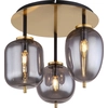 Image de Globo Lighting Plafonnier métal laiton mat, 3x E14