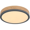 Image de Globo Lighting Plafonnier métal graphite, LED