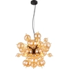 Image de Globo Lighting Lampe à suspendre métal noir mat, 6x E14
