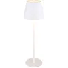 Image de Lampe de table sans fil avec batterie Touch Dimmer Lampe de table à intensité variable blanc 58438W
