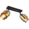Image de Globo Lighting Projecteur métal noir mat, 2x E27