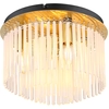 Image de Globo Lighting Plafonnier métal doré mat, 5x E14