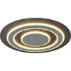 Image de Plafonnier Globo Lighting en métal anthracite brossé, LED