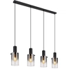 Image de Globo Lighting Lampe à suspendre métal noir mat, 4x E27