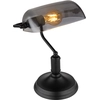 Image de Globo Lighting Lampe de table métal noir mat, 1x E27
