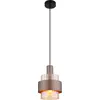 Image de Globo Lighting Lampe à suspendre métal noir mat, 1x E27