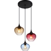 Image de Lampe à suspendre Salon Verre Lampe à suspendre Salle à manger multicolore 15748-3HR