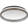 Image de Plafonnier, gris, cristaux, 3 niveaux, D 39,7 cm
