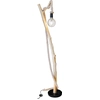 Image de Lampadaire, bois, corde de chanvre, marron, , H 150 cm