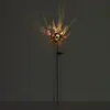Image de Lampe solaire à LED, rouille, feuilles d'érable, pointe de terre, H 91,5 cm