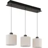 Image de GLOBO Lighting Suspension THEA LBH 74x18x180 cm noir Lampe à suspendre