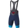 Image de Cuissard cycliste Loeffler M Cuissard à Bretelles Volta pour Homme-Bleu