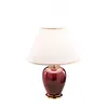 Image de Giardino - Lampe De Table Lifestyle Fabric Tapered Shade Or Poli, 1x E27 - Kolarz