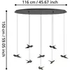 Image de Lampe LED suspendue 8x4,2W PARATEBUENO 390055 Eglo