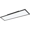 Image de EGLO connect.z Smart-Home Panneau LED Salobrena-Z, L x l 120 x 30 cm, ZigBee, App etvocale, couleur de lumière réglable, intensité lumineuse variable, noir