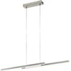 Image de Eglo Connect LED Suspension Fraioli-Z nickel mat 105,5 x 10 cm dimmable