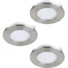 Image de Eglo Connect Set de 3 lampes LED encastrées Fueva-Z Ø 8,5 cm dimmable Smart Home