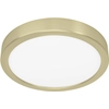 Image de Eglo 900181 FUEVA 5 LED Plafonnier 17W Ø210mm laiton brossé blanc blanc chaud