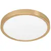 Image de Eglo 900182 FUEVA 5 LED Plafonnier 20,5W Ø285mm laiton brossé blanc blanc chaud
