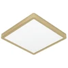 Image de Eglo 900184 FUEVA 5 LED Plafonnier 20,5W 285x285mm laiton brossé blanc blanc chaud