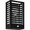Image de Applique d'extérieur Eglo 900137 ALAMONTE 3 IP44 E27 60 W noir avec détecteur de mouvement