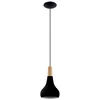 Image de SABINAR Lampe à suspendre Lampe à suspendre - H110 x Ø18 cm - noir, marron - 1X40W excl. - IP20